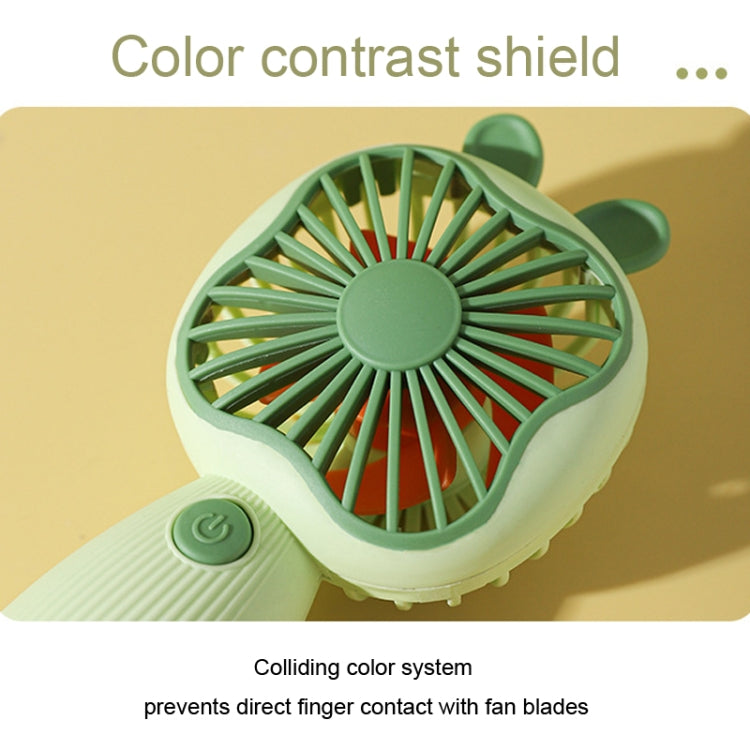 Cartoon Handheld Children Small Fan(Green) by buy2fix