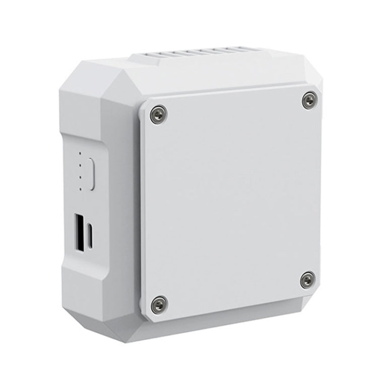 Outdoor Waist-mounted Lighting Fan with Power Function Multifunctional Bracket Hanging Neck Fan(White) by buy2fix