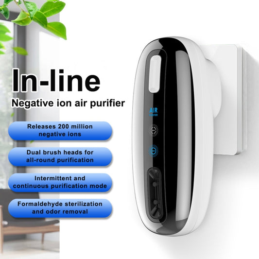 90V-250V Plug-in Negative Ion Air Purifier Portable Odor Removing Device UK Adapter+US Host - Air Purifiers & Accessories by buy2fix | Online Shopping UK | buy2fix