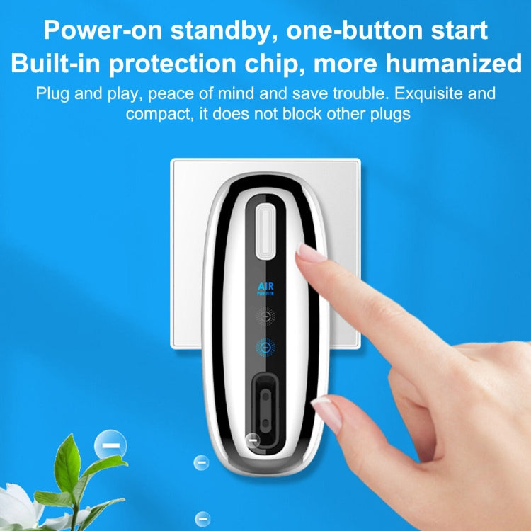 90V-250V Plug-in Negative Ion Air Purifier Portable Odor Removing Device US Plug - Air Purifiers & Accessories by buy2fix | Online Shopping UK | buy2fix