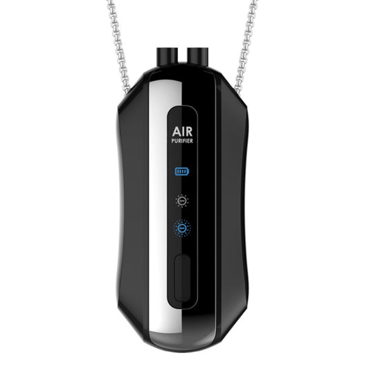 Portable Negative Ion Air Purifier Home Hanging Neck Purifier, Style: Chain Style (Black) - Air Purifiers & Accessories by buy2fix | Online Shopping UK | buy2fix