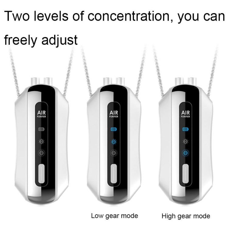 Portable Negative Ion Air Purifier Home Hanging Neck Purifier, Style: Rope Style (White) - Air Purifiers & Accessories by buy2fix | Online Shopping UK | buy2fix