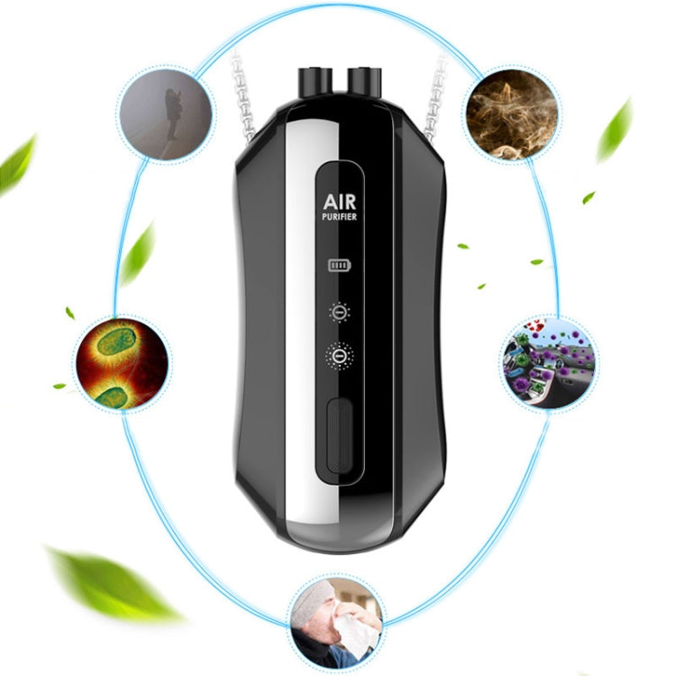 Portable Negative Ion Air Purifier Home Hanging Neck Purifier, Style: Rope Style (White) - Air Purifiers & Accessories by buy2fix | Online Shopping UK | buy2fix