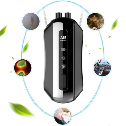 Portable Negative Ion Air Purifier Home Hanging Neck Purifier, Style: Rope Style (White) - Air Purifiers & Accessories by buy2fix | Online Shopping UK | buy2fix
