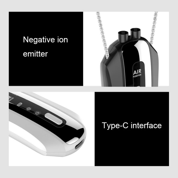 Portable Negative Ion Air Purifier Home Hanging Neck Purifier, Style: Rope Style (White) - Air Purifiers & Accessories by buy2fix | Online Shopping UK | buy2fix