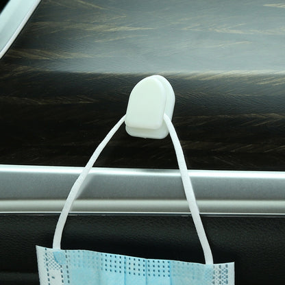 20pcs Mini Car Front Row Central Control Convenient Self-Adhesive Hook, Color: White by buy2fix