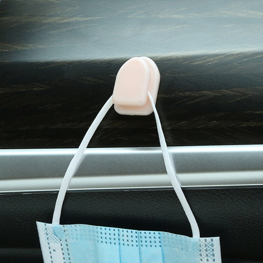 20pcs Mini Car Front Row Central Control Convenient Self-Adhesive Hook, Color: Pink by buy2fix