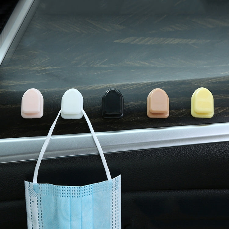 20pcs Mini Car Front Row Central Control Convenient Self-Adhesive Hook, Color: Pink by buy2fix