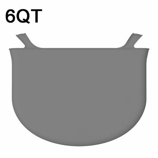 6QT Silicone Slow Cooke Liners Reusable Leakproof Crock Pot Liners(Gray) - Cooktop Parts by buy2fix | Online Shopping UK | buy2fix