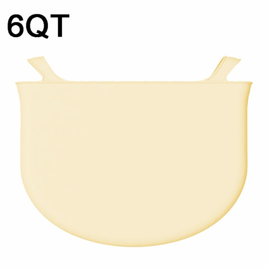 6QT Silicone Slow Cooke Liners Reusable Leakproof Crock Pot Liners(Yellow) - Cooktop Parts by buy2fix | Online Shopping UK | buy2fix