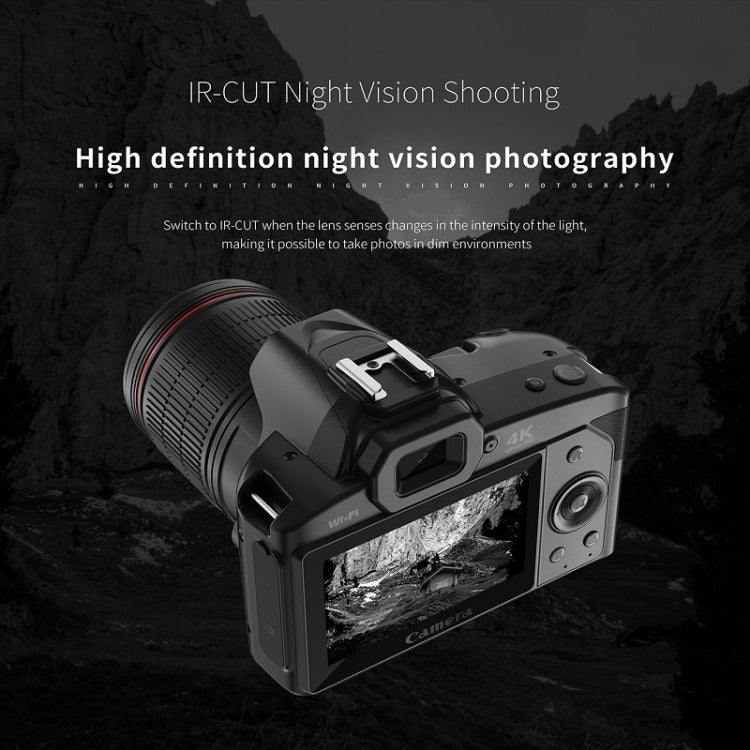 Dual-camera Night Vision 64 Million Pixel High-definition WIFI Digital Camera Standard+Fill Light by buy2fix