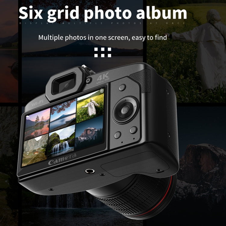 Dual-camera Night Vision 64 Million Pixel High-definition WIFI Digital Camera Standard+Fill Light by buy2fix