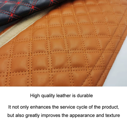 Rhombus Leather Seat Belt Shoulder Protector Pads, Color: Beige by buy2fix