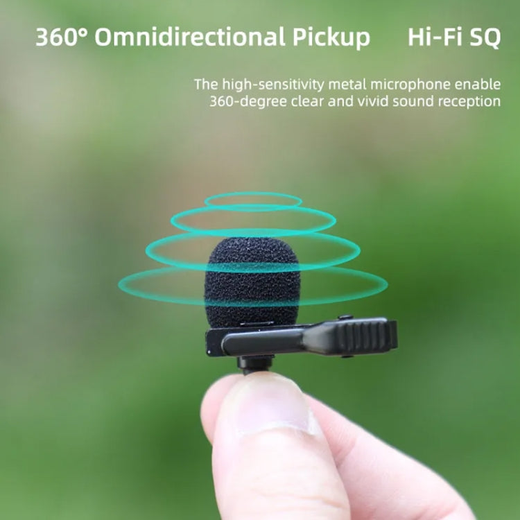 For DJI Pocket 3 / Action 5 Pro / Action 4 / 3 / 2 Sunnylife MC490 Collar Microphone Motion Camera Recording Wheat - Microphone by Sunnylife | Online Shopping UK | buy2fix