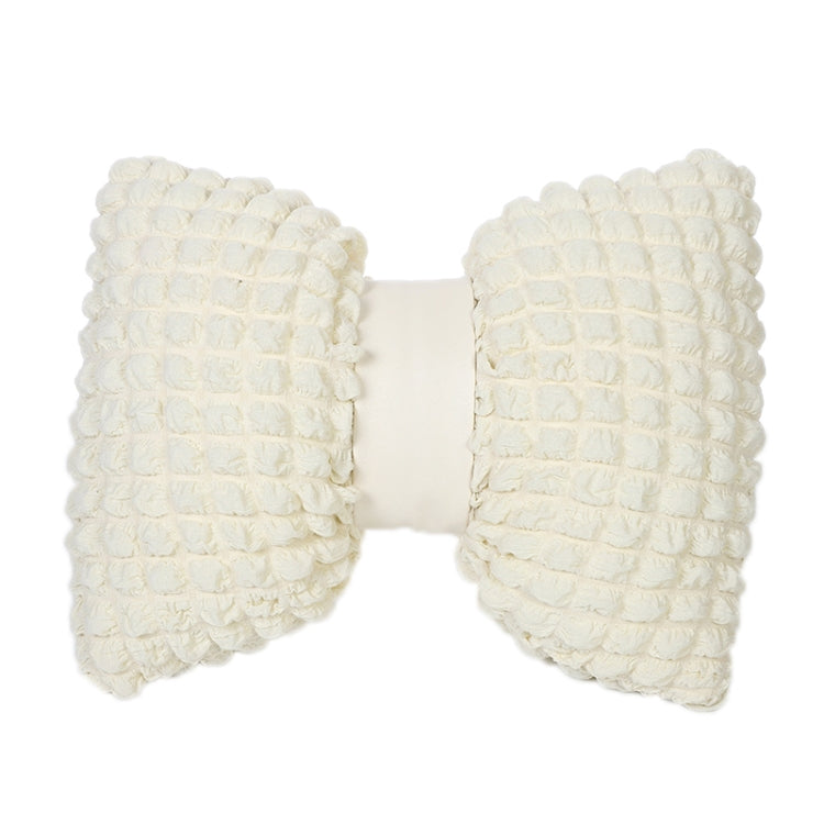 Car Seat Breathable And Comfortable Puff Pillow Upholstery, Color: Lumbar Pillow Beige by buy2fix