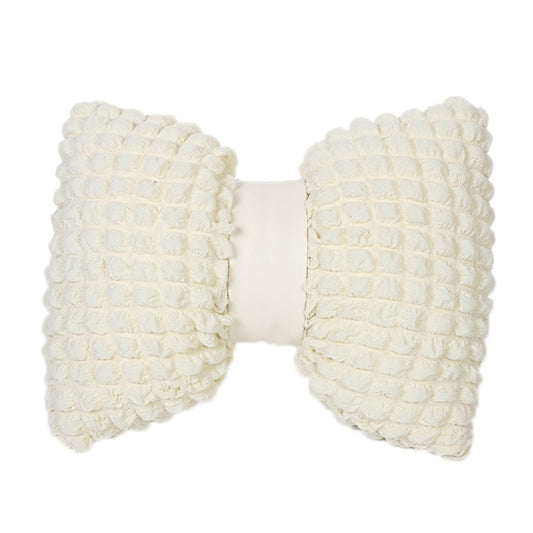 Car Seat Breathable And Comfortable Puff Pillow Upholstery, Color: Lumbar Pillow Beige by buy2fix