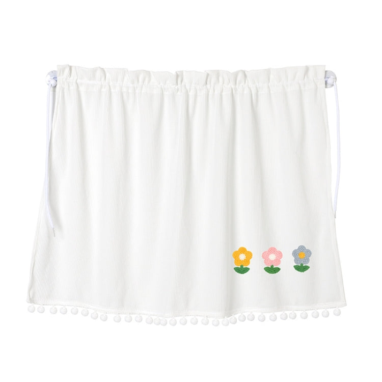 Car Sun Protection Blackout Curtain Cartoon Sunshade Curtain, Pattern: Yellow Pink Blue Flower by buy2fix