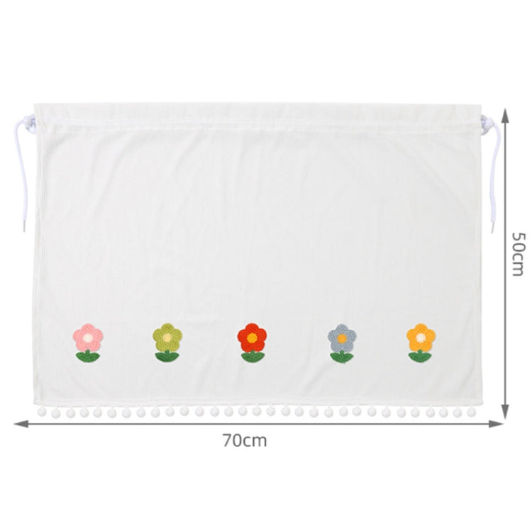 Car Sun Protection Blackout Curtain Cartoon Sunshade Curtain, Pattern: Five Sunflowers by buy2fix