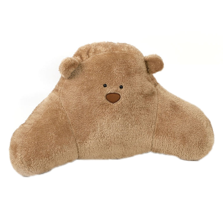 Car Cartoon Bear Plush Seat Upholstery Pillow, Color: Lumbar Pillow Brown by buy2fix