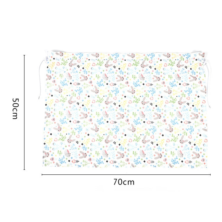 Car Heat Insulation Blackout Cartoon Cotton Sunshade(Coffee Wave Point) by buy2fix