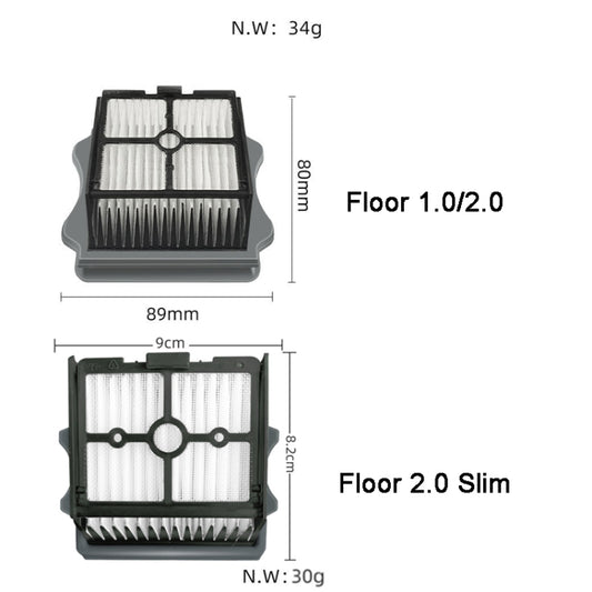For Tineco Floor 2.0 Slim Replacement Filter Vacuum Cleaner Accessories - For Tineco Accessories by buy2fix | Online Shopping UK | buy2fix
