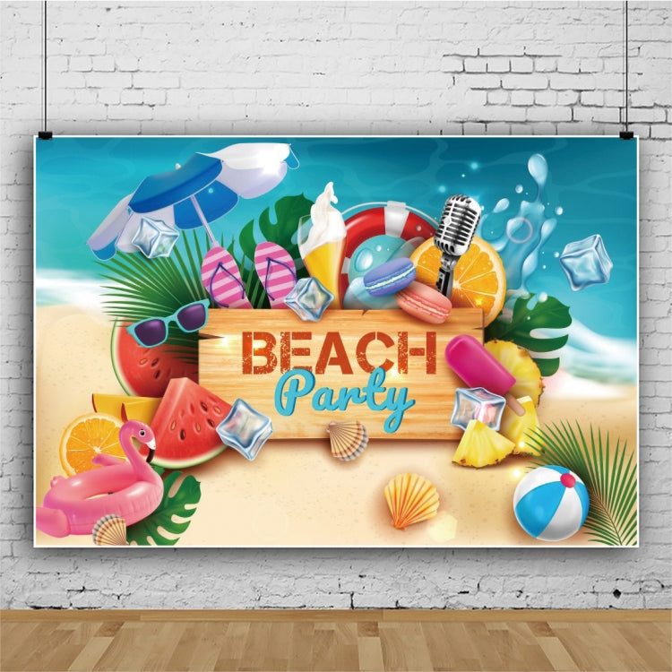 80x120cm Summer Pool Party Decoration Backdrop Swimming Ring Photography Background Cloth(11418445) by buy2fix