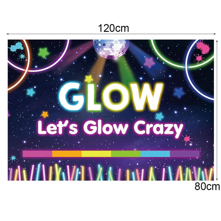 80x120cm Rendering Colorful Graffiti Birthday Party Decoration Backdrop Photography Background Cloth(11307488) by buy2fix