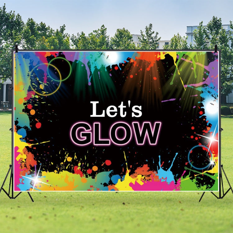 80x120cm Rendering Colorful Graffiti Birthday Party Decoration Backdrop Photography Background Cloth(11307488) by buy2fix