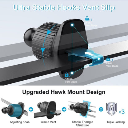 Car Central Control Air Outlet Mobile Phone Navigation Magnetic Suction Bracket, Model: LE-11 by buy2fix