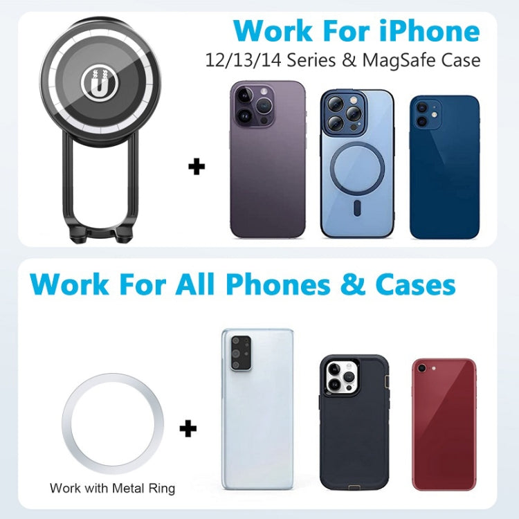 Car Central Control Air Outlet Mobile Phone Navigation Magnetic Suction Bracket, Model: LE-11 by buy2fix