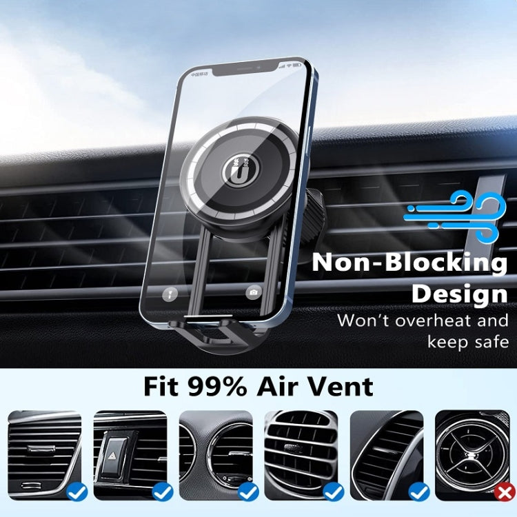 Car Central Control Air Outlet Mobile Phone Navigation Magnetic Suction Bracket, Model: LE-11 by buy2fix