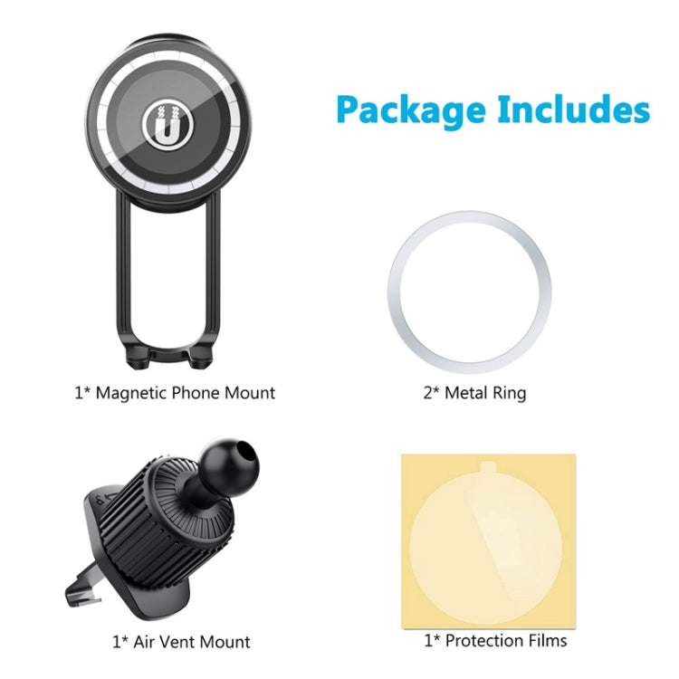 Car Central Control Air Outlet Mobile Phone Navigation Magnetic Suction Bracket, Model: LE-11 by buy2fix