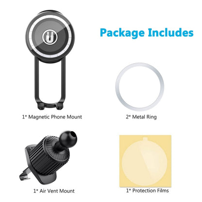 Car Central Control Air Outlet Mobile Phone Navigation Magnetic Suction Bracket, Model: LE-11 by buy2fix