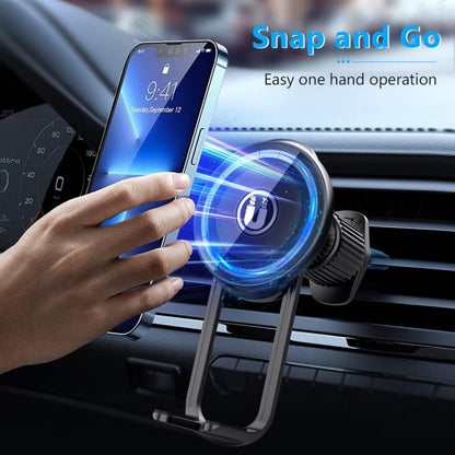 Car Central Control Air Outlet Mobile Phone Navigation Magnetic Suction Bracket, Model: LE-11 by buy2fix