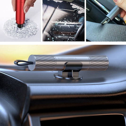 Vehicle-Mounted Multifunctional Broken Window Escape Safety Hammer(Silver) - Emergency Hammer by buy2fix | Online Shopping UK | buy2fix