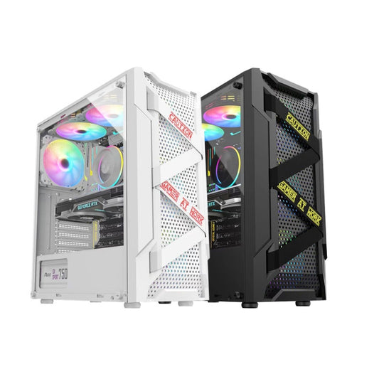 EVESKY Acrylic Side Transparent ATX Computer Case With 6 Fans Position And USB 3.0 Interface, Color: White - Computer Cases & Towers by EVESKY | Online Shopping UK | buy2fix