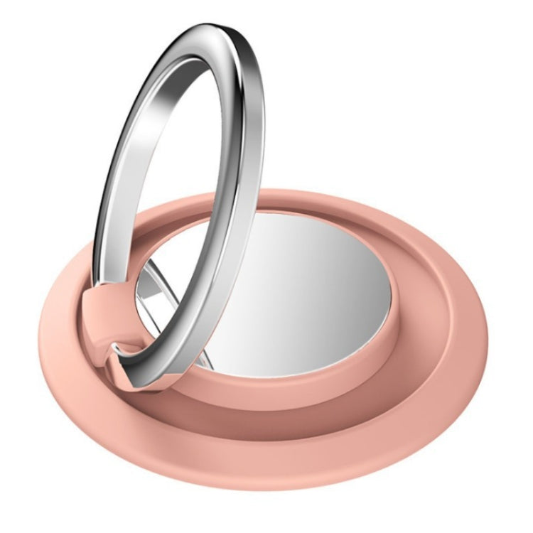 5pcs Car Magnetic Metal Ring Buckle Mobile Phone Holder(Girly Pink) by buy2fix