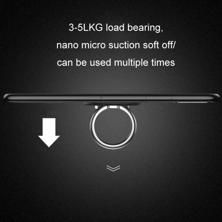 5pcs Car Magnetic Metal Ring Buckle Mobile Phone Holder(Silver) by buy2fix