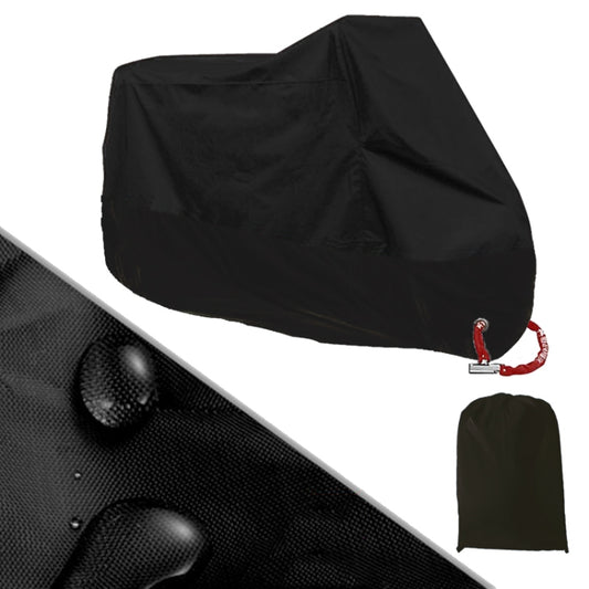 190T Motorcycle Rain Covers Dustproof Rain UV Resistant Dust Prevention Covers, Size: M(Black) - Protective Gear by buy2fix | Online Shopping UK | buy2fix