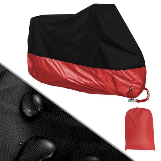 190T Motorcycle Rain Covers Dustproof Rain UV Resistant Dust Prevention Covers, Size: XL(Black and Red) - Protective Gear by buy2fix | Online Shopping UK | buy2fix
