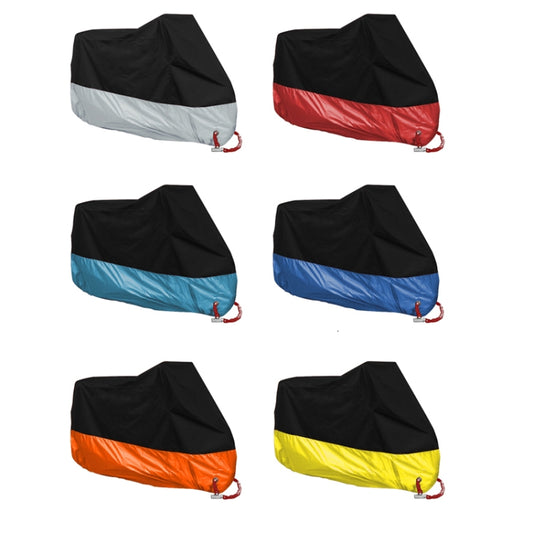 190T Motorcycle Rain Covers Dustproof Rain UV Resistant Dust Prevention Covers, Size: XXXXL(Black and Fluorescence Green) - Protective Gear by buy2fix | Online Shopping UK | buy2fix