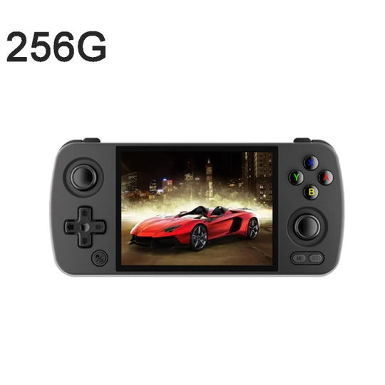ANBERNIC RG405M Console de jeu portable 4 pouces IPS écran tactile en alliage d'aluminium système Android 12 128G + 256G 4000 + jeux (noir)