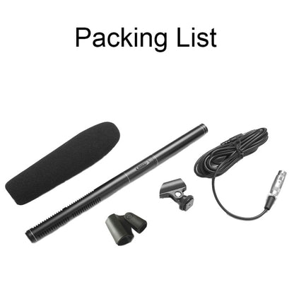 28cm Smart Noise Reduction Live Sound Card Computer Microphone Phone Camera News Interview Microphone - Microphone by buy2fix | Online Shopping UK | buy2fix