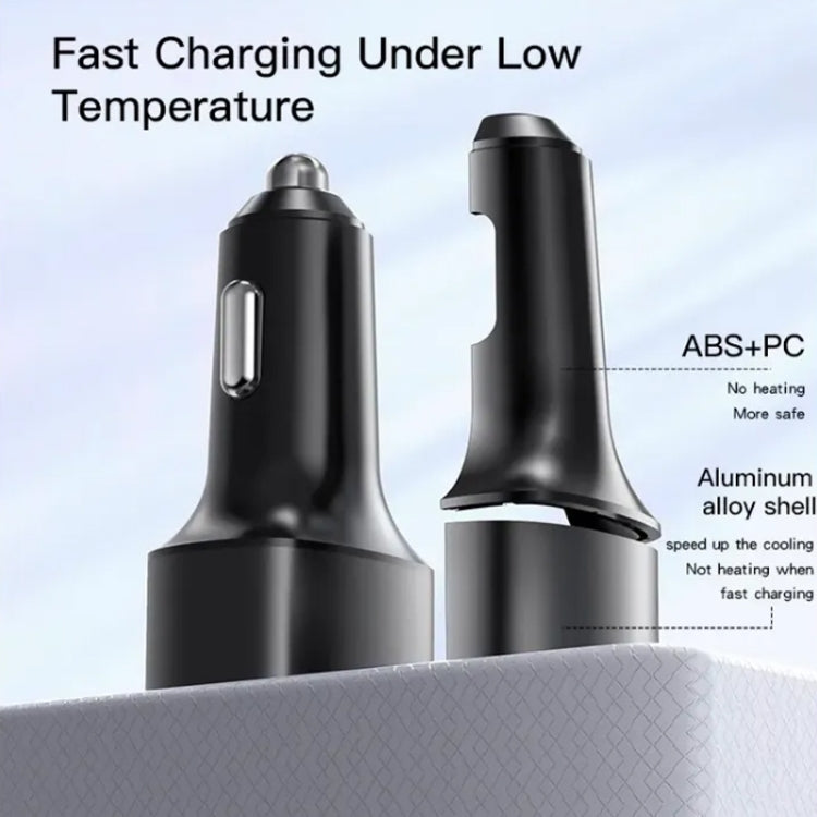 Yesido Y46 42W 3 USB Port Car Fast Charger(Black) - Car Charger by Yesido | Online Shopping UK | buy2fix