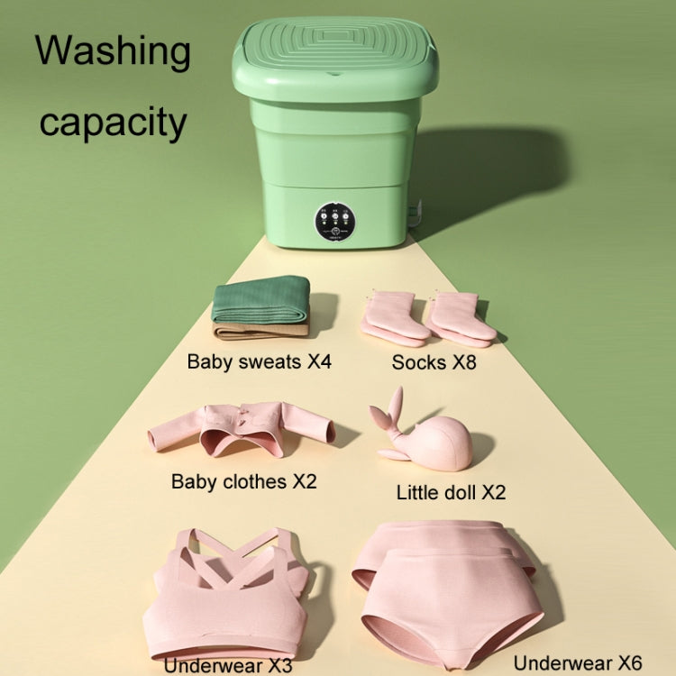 4.5L Mini Portable Folding Household Washing Machine Underwear Washer, Color: Lake Blue(UK Plug) - Washing Machines & Accessories by buy2fix | Online Shopping UK | buy2fix