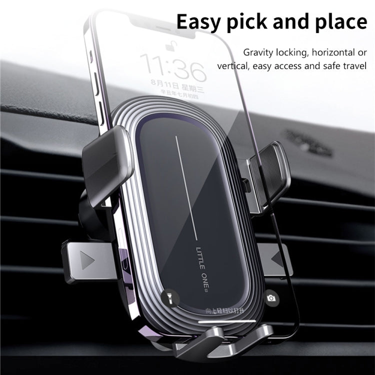 Little One Gravity Car Holder Air Vent Clip Mount Mobile Cell Stand Smartphone GPS Support by buy2fix