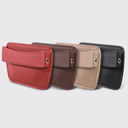 Car Gap Storage Box Seat Decoration Seat Filler Organizer(Brown) by buy2fix