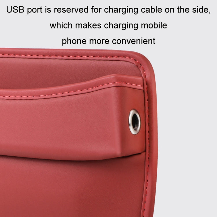 Car Gap Storage Box Seat Decoration Seat Filler Organizer(Black) by buy2fix