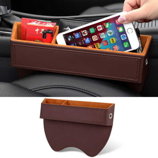 Car Crevice Sundries Storage Box Car Interior Decoration Supplies, Color: Brown Principal Driver by buy2fix