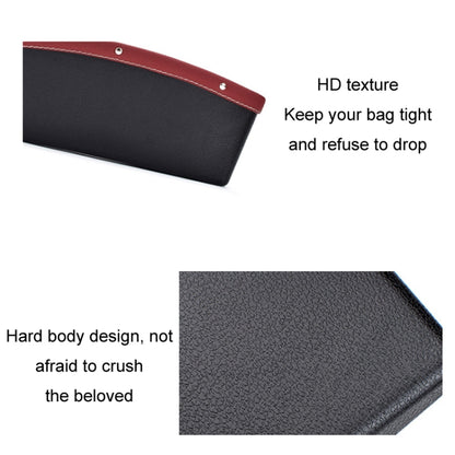 Car Seat Gap Leak-Proof Debris Mobile Phone Storage Box(Black) by buy2fix